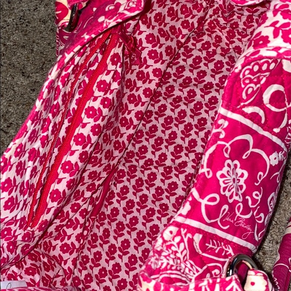 Vera Bradley Twirly Birds Pink Patterned Purse - Picture 3 of 3